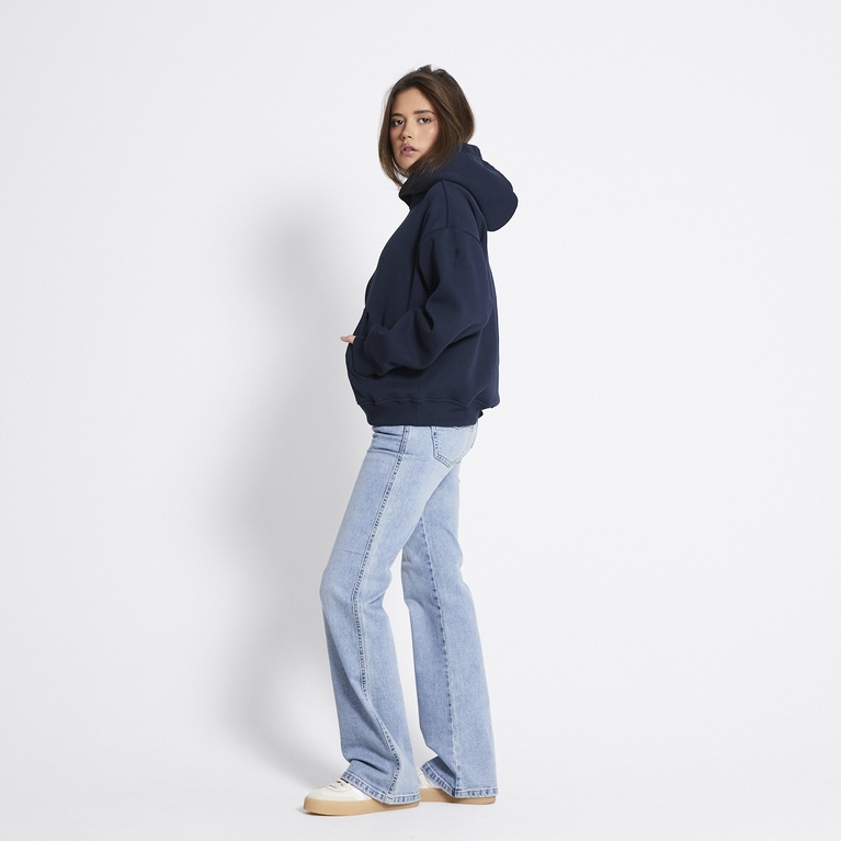 Heavy hoodie "Hilma" Dark Blue